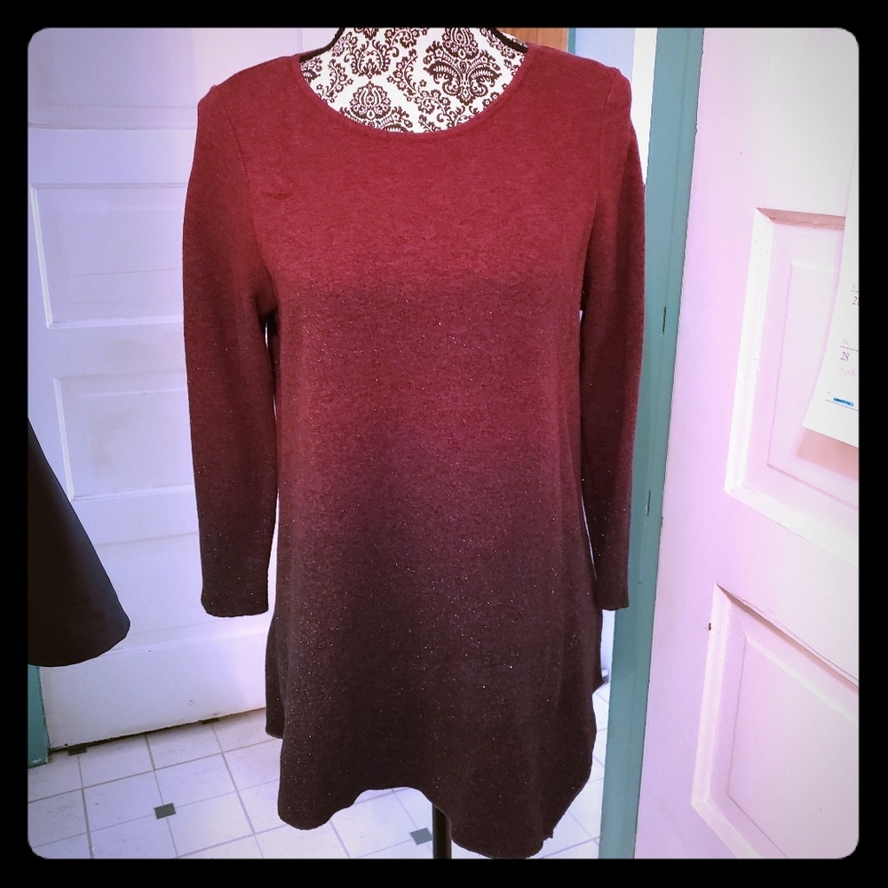 Sparkly ombre sweater
